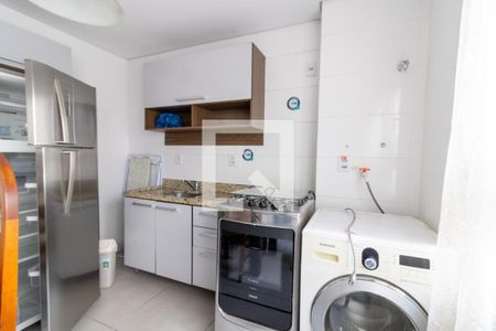 Sala/Cozinha de apartamento para alugar com 1 quarto, 27m² em Centro Histórico, Porto Alegre