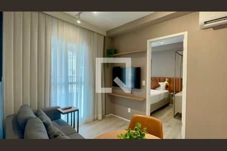 Sala de apartamento para alugar com 1 quarto, 37m² em Pinheiros, São Paulo