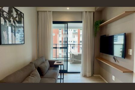 Sala de apartamento para alugar com 1 quarto, 37m² em Pinheiros, São Paulo