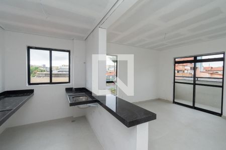 Sala de apartamento para alugar com 3 quartos, 73m² em Inconfidentes, Contagem