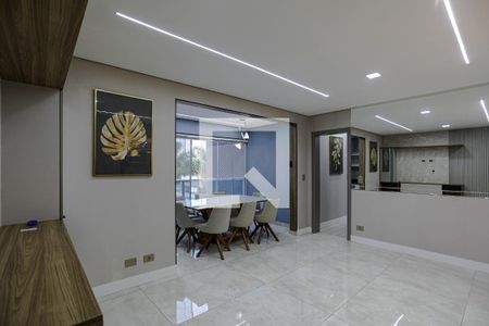 Sala de apartamento para alugar com 3 quartos, 87m² em Loteamento Mogilar, Mogi das Cruzes