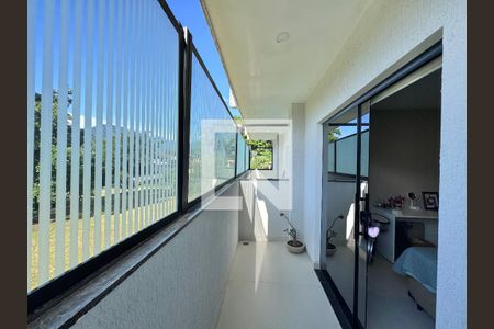Suíte 1 - Varanda de casa de condomínio à venda com 4 quartos, 300m² em Vargem Grande, Rio de Janeiro
