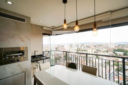 Varanda Sala/Cozinha de apartamento à venda com 2 quartos, 62m² em Vila Esperança, São Paulo