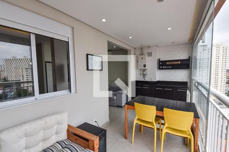 Varanda de apartamento à venda com 1 quarto, 37m² em Cambuci, São Paulo