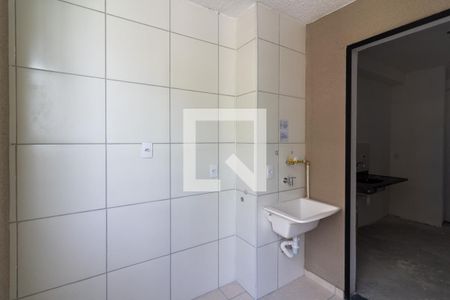 Varanda integrada com área de Serviço de apartamento à venda com 3 quartos, 61m² em Usina Piratininga, São Paulo