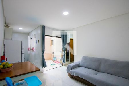 Sala de apartamento à venda com 2 quartos, 52m² em Jardim Progresso, Santo André