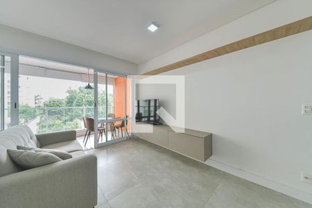 Sala de apartamento para alugar com 1 quarto, 42m² em Campo Belo, São Paulo