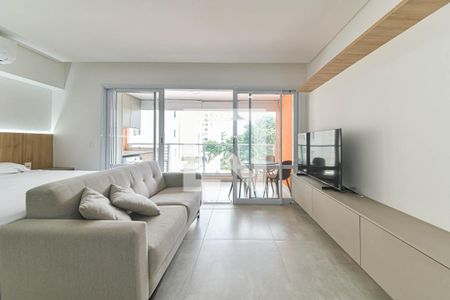 Sala de apartamento para alugar com 1 quarto, 42m² em Campo Belo, São Paulo