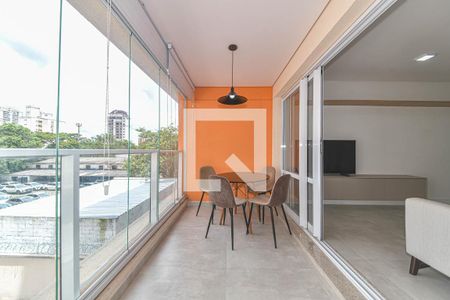 Varanda de apartamento para alugar com 1 quarto, 42m² em Campo Belo, São Paulo