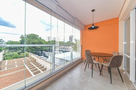 Varanda de apartamento para alugar com 1 quarto, 42m² em Campo Belo, São Paulo