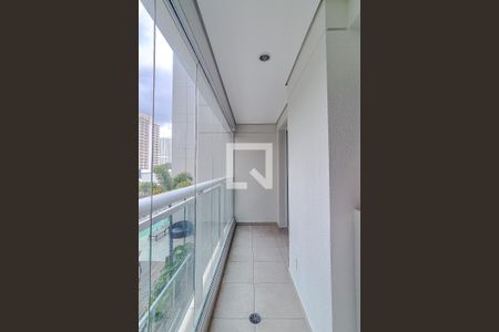 Varanda da Sala de apartamento para alugar com 1 quarto, 45m² em Várzea da Barra Funda, São Paulo