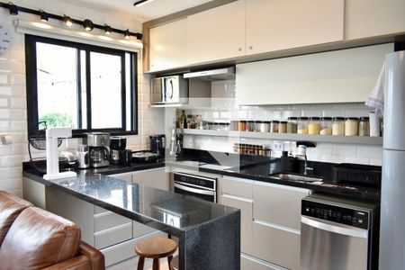 Sala/Cozinha de apartamento para alugar com 1 quarto, 51m² em Vila da Saúde, São Paulo