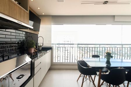 Varanda Gourmet  de apartamento à venda com 2 quartos, 70m² em Vila Aricanduva, São Paulo