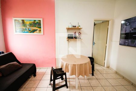 Sala de apartamento para alugar com 1 quarto, 62m² em Canto do Forte, Praia Grande