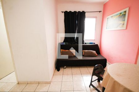 Sala de apartamento para alugar com 1 quarto, 62m² em Canto do Forte, Praia Grande