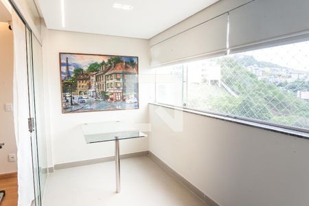 Varanda da Sala de apartamento à venda com 3 quartos, 115m² em Buritis, Belo Horizonte