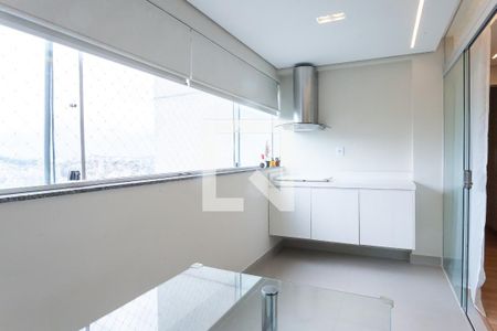 Varanda da Sala de apartamento à venda com 3 quartos, 115m² em Buritis, Belo Horizonte