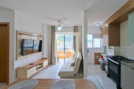 Sala/Cozinha de apartamento para alugar com 2 quartos, 60m² em Boqueirão, Praia Grande
