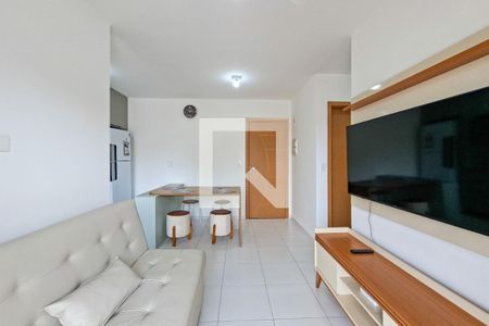 Sala de apartamento para alugar com 2 quartos, 60m² em Boqueirão, Praia Grande