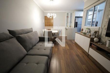 Sala de apartamento à venda com 2 quartos, 60m² em Vila Camilópolis, Santo André