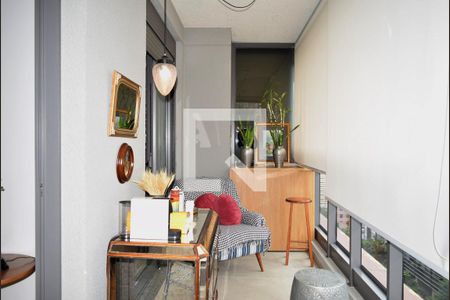 Varanda de apartamento para alugar com 1 quarto, 44m² em Jardins, São Paulo