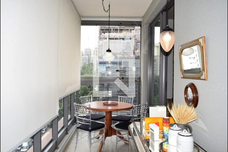 Varanda de apartamento para alugar com 1 quarto, 44m² em Jardins, São Paulo
