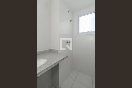 Banheiro da Suíte de apartamento à venda com 3 quartos, 127m² em Jardim do Salso, Porto Alegre