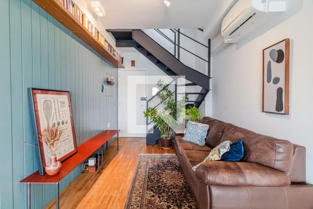 Sala de apartamento para alugar com 1 quarto, 86m² em Pinheiros, São Paulo