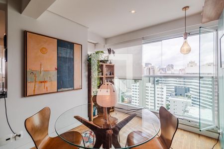 Sala de apartamento para alugar com 1 quarto, 86m² em Pinheiros, São Paulo