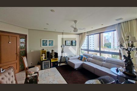 Sala de apartamento à venda com 4 quartos, 161m² em Funcionários, Belo Horizonte