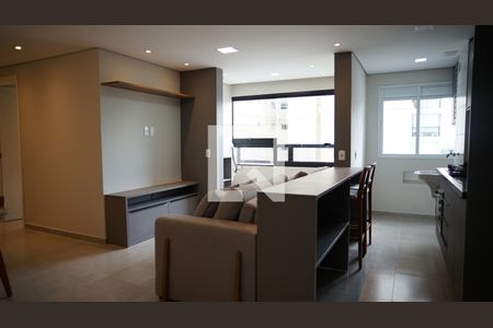Detalhe Sala de apartamento para alugar com 2 quartos, 56m² em Vila Rosalia, Guarulhos