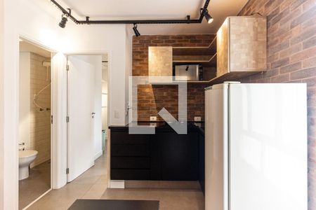 Cozinha de kitnet/studio para alugar com 1 quarto, 28m² em Santa Cecilia, São Paulo