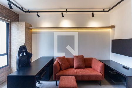 Sala de kitnet/studio para alugar com 1 quarto, 28m² em Santa Cecilia, São Paulo