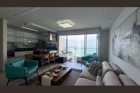 Sala de apartamento para alugar com 2 quartos, 82m² em Parque Enseada, Guarujá