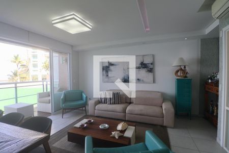 Sala de apartamento para alugar com 2 quartos, 82m² em Parque Enseada, Guarujá
