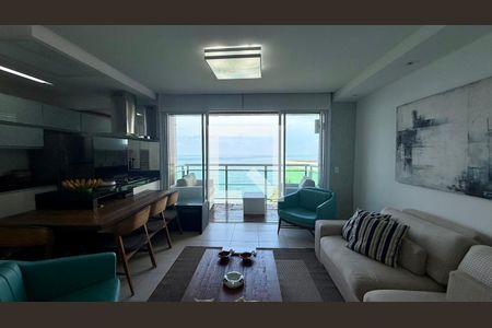 Sala de apartamento para alugar com 2 quartos, 82m² em Parque Enseada, Guarujá