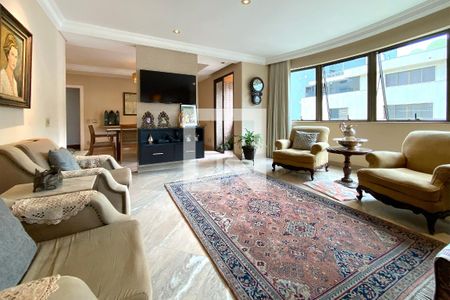 Sala de apartamento à venda com 4 quartos, 240m² em Funcionários, Belo Horizonte