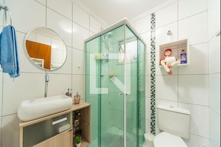 Banheiro  de apartamento à venda com 2 quartos, 50m² em Parque Capuava, Santo André