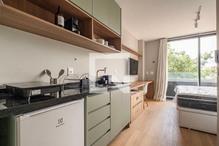 Studio de kitnet/studio para alugar com 1 quarto, 25m² em Pinheiros, São Paulo
