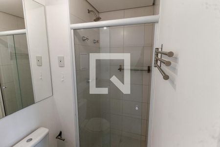 Banheiro da Suíte - chuveiro de kitnet/studio para alugar com 1 quarto, 35m² em Real Parque, São Paulo