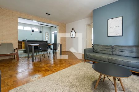 Sala/Cozinha de apartamento para alugar com 2 quartos, 94m² em Consolação, São Paulo