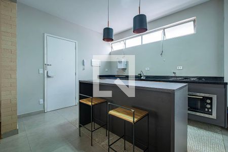 Sala/Cozinha de apartamento para alugar com 2 quartos, 94m² em Consolação, São Paulo