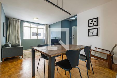 Sala/Cozinha de apartamento para alugar com 2 quartos, 94m² em Consolação, São Paulo