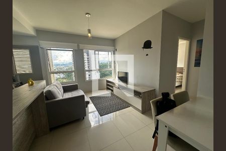 Sala de apartamento para alugar com 1 quarto, 44m² em Melville Empresarial Ii, Barueri