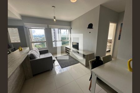 Sala de apartamento para alugar com 1 quarto, 44m² em Melville Empresarial Ii, Barueri