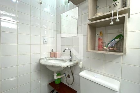 Banheiro da Suíte de apartamento à venda com 3 quartos, 77m² em Santa Efigênia, Belo Horizonte