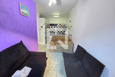 Sala de apartamento para alugar com 2 quartos, 51m² em Aviação, Praia Grande