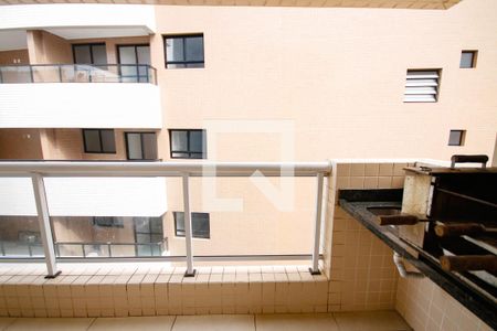 Varanda da Sala de apartamento para alugar com 2 quartos, 65m² em Guilhermina, Praia Grande