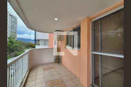 Varanda  de apartamento à venda com 3 quartos, 92m² em Recreio dos Bandeirantes, Rio de Janeiro