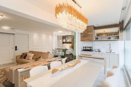 Varanda Gourmet de apartamento para alugar com 2 quartos, 100m² em Jardim das Acacias, São Paulo